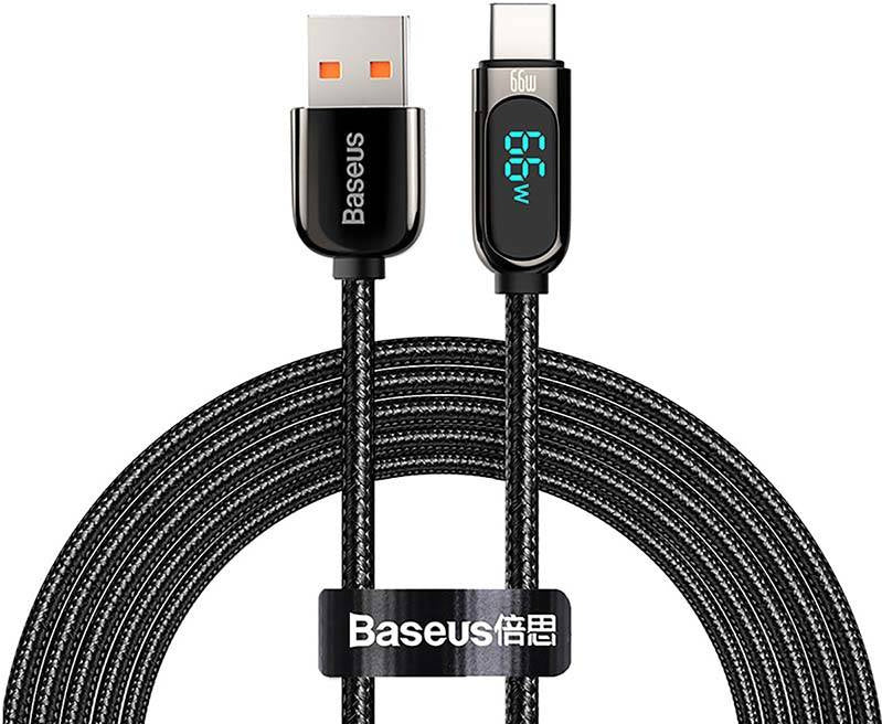 Baseus Display Kabel USB-A USB-C 66W - | Kabel - USB-C | TABLETCOVERS.DK